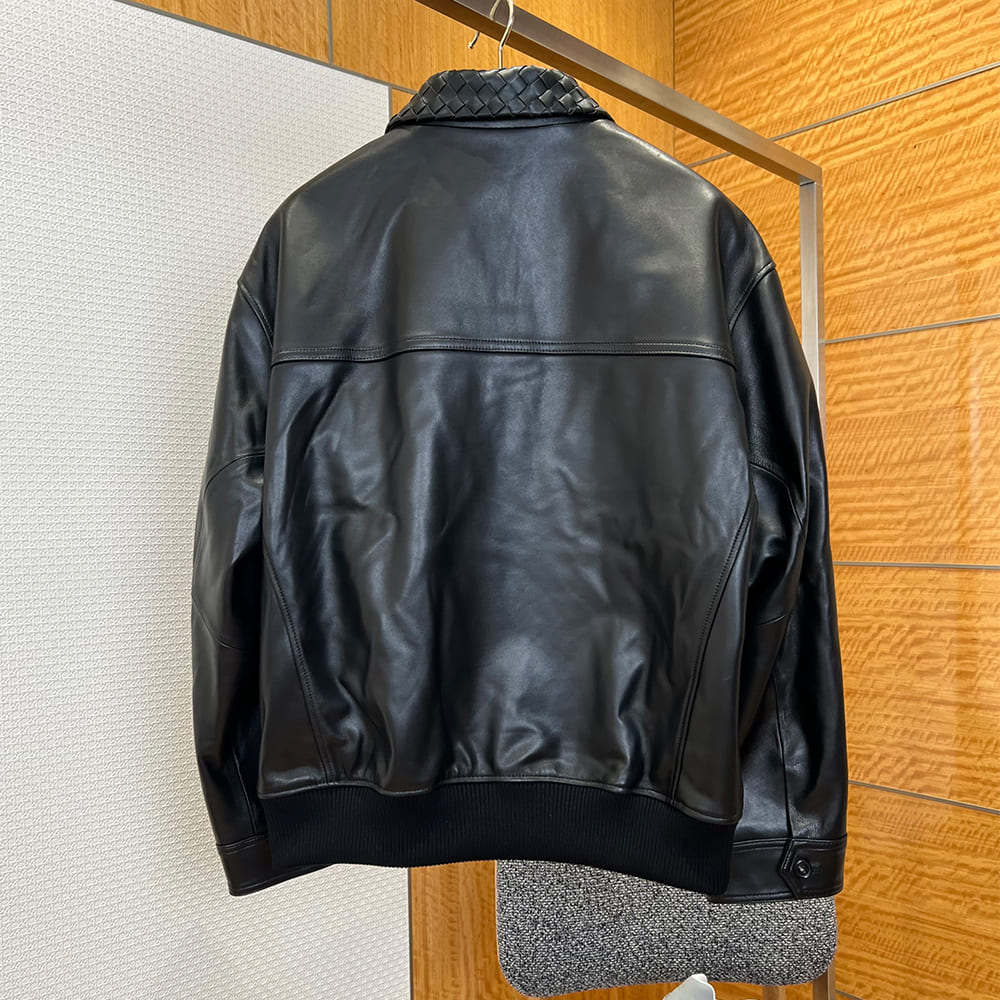 B0tt*ga Ven*ta UNISEX Genuine Leather COAT(size:48|50|52|54|56)