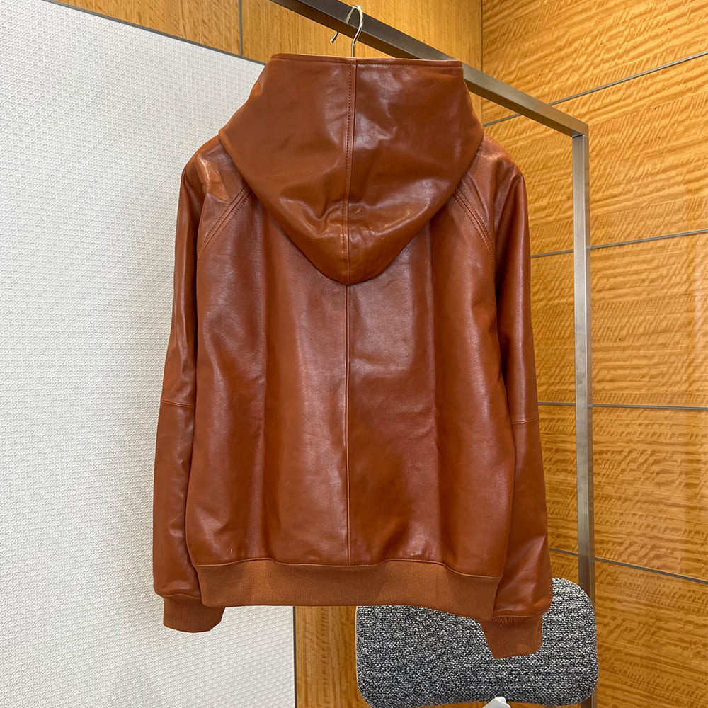 Pra*a UNISEX Genuine Leather COAT(size:48|50|52|54|56)