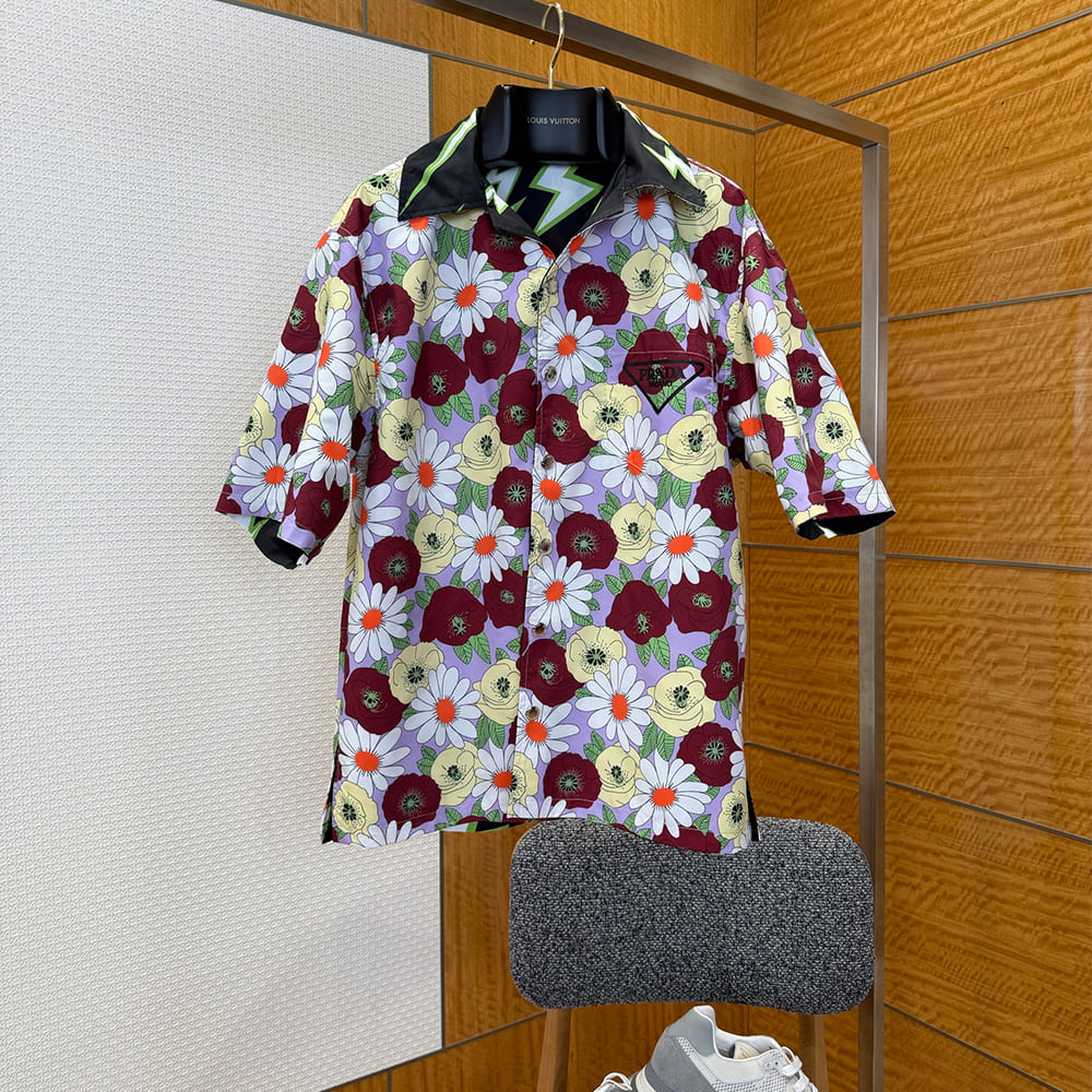 Pra*a UNISEX REVERSIBLE SHIRT(size:S|M|L|XL)