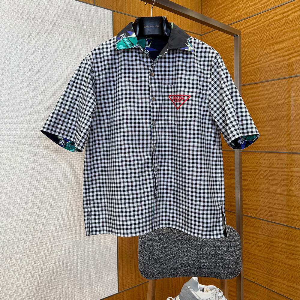 Pra*a UNISEX REVERSIBLE SHIRT(size:S|M|L|XL)