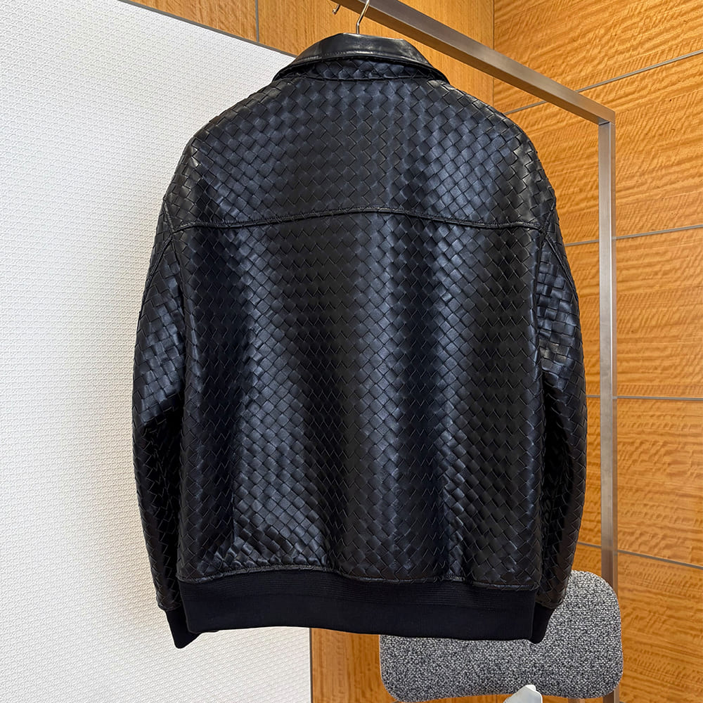 B0tt*ga Ven*ta UNISEX Genuine Leather COAT(size:48|50|52|54|56)