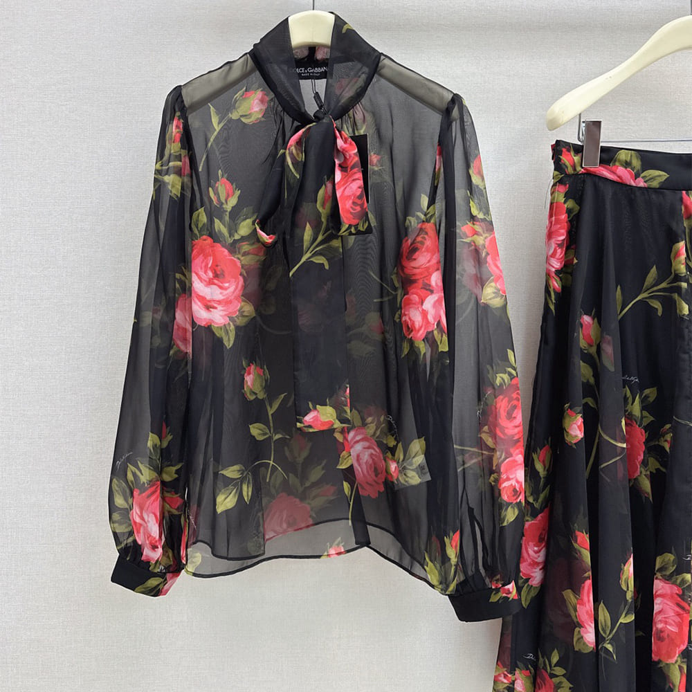 d01ce & Gab*a*a women silk suit(size:s|m|l|xl)